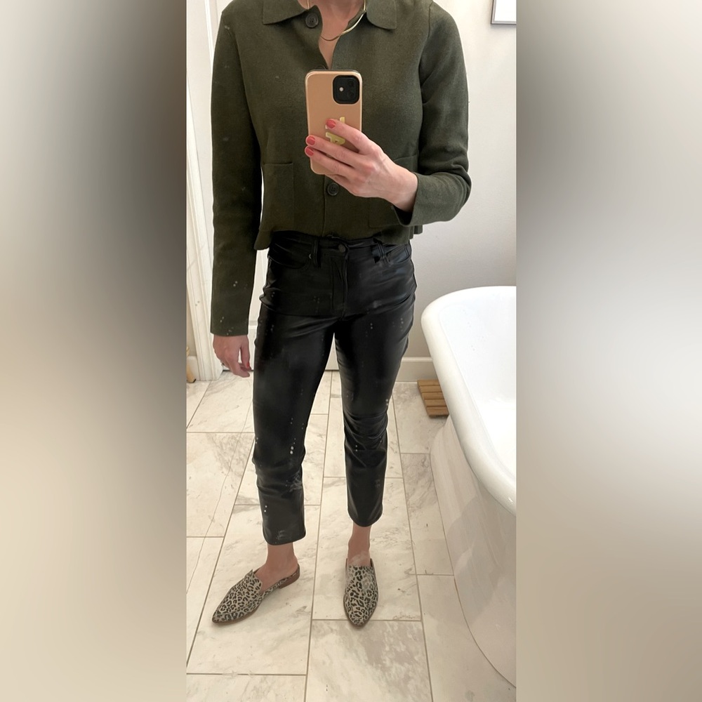 Faux Leather Pants